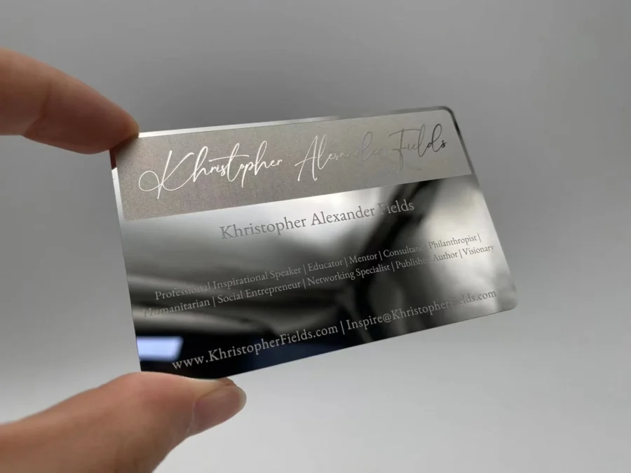 metal business cards